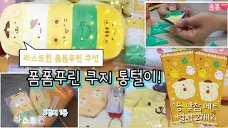 폼폼푸린 쿠지 통털이! 라스트원 말랑말랑 모찌모찌 폼폼푸린 쿠션 개봉! 봄니 없이 율형 혼자 국전가서 놀기 ㅋㅋㅋㅋㅋㅋ