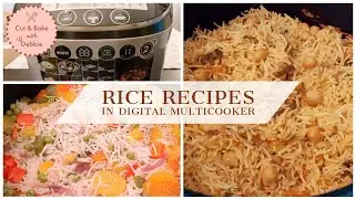 EASY RICE RECIPES IN MULTICOOKER | EINFACH MULTIKOCHER REIS REZEPT | GERMAN SUBTITLES