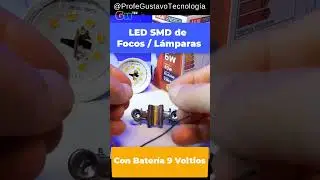 LED de Lámpara Focos Conexión #Short #led #circuitoselectricos #ledlamp #tecnología  #proyectos #SMD