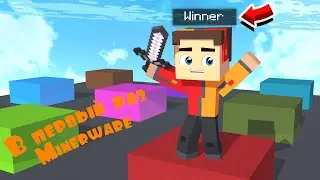 В первый раз в minerware и сразу победитель! Minerware (CubeCraft)
