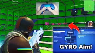 New Fortnite GYRO Controller Settings 🎮 Best Aim Update + No Recoil Settings (PS5/XBOX/PS4)