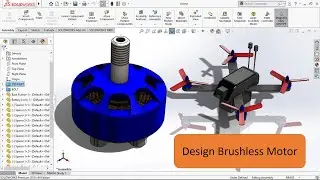 Design a Brushless Motor Use Solidworks