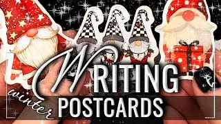 Winter Postcrossing Postcards with Gifts | Writing & Decorating | #40 | Dec 2025