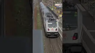 Papenburg Ems - Abfahrt IC2 aus der Vogelperspektive