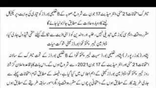 Paper Pattern of Kpk Boards (All) 2021 | Exam Date