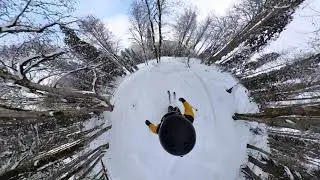Лесное катание на Роза Хутор