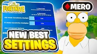 *NEW* BEST Controller Settings For Fortnite Simpsons! (PS4/PS5/Xbox/PC)