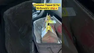 Uber Eats Customer Tipped $2 For McDonald’s! 🍔🍟🥤🚗 #shorts #fooddelivery #gigworker #gigwork