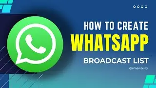 How to Create Broadcast List in WhatsApp