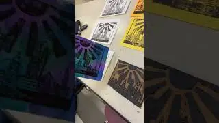Linocut printmaking | print results #art