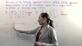 Number of solutions to a system of linear equations (Ch4 Pr16)