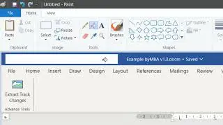 Enhancing Screenshots with Paint: Customizing UI Ribbon Tab for Client Presentations