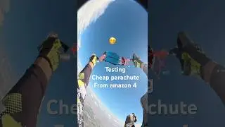 Testing Cheap parachute 😄from amazon 4!!! ​