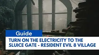 Turn on the electricity to the sluice gate
