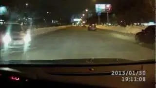 Неудачные маневры на Акценте ДТП