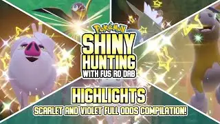 Pokémon Scarlet and Violet FULL ODDS Shiny Compilation!