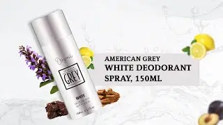Masculine & Aquatic Aroma: White Deodorant | American Grey