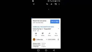 Watch Cobra Kai without YouTube Red