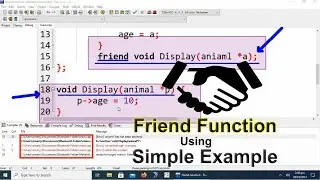 Friend Function In C++ OOP | Object Oriented Programming