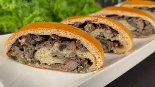 Rolls with vegetables and meat | Mushroom rolls recipe