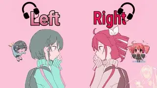 Kyu-kurarin in Osu!mania but Teto sings in the right side and Kafu in the left [The Evil Crack]