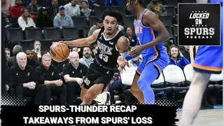 Takeaways from San Antonio Spurs' loss against the Thunder