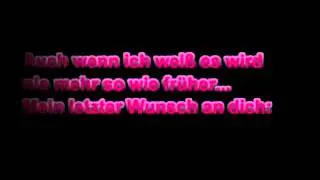 Ich will doch nur deine Liebe ...