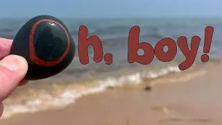 A Foggy Rock Hunt at Whitefish Point