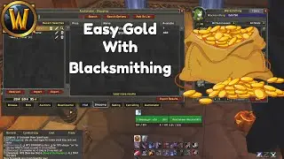 WoW Classic Hardcore Easy Gold Making with Blacksmithing! #wowclassichc