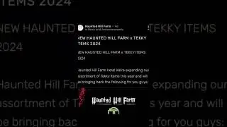 NEW 2024 Halloween Animatronics announced from Tekky and Haunted Hill Farm | #shorts