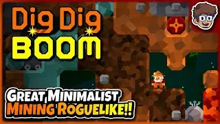 Great Minimalist Turn-Based Mining Roguelike! | Dig Dig Boom