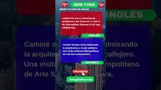 🗽 My visit to New York | Entrena tu oído en inglés | Lecturas cortas en inglés #shorts
