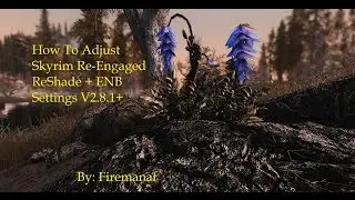 SkyrimSE Re Engaged How to Adjust ReShade + ENB Settings V2.8.1+