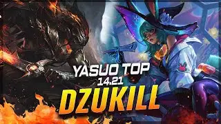 Dzukill - Yasuo vs Aurora TOP Patch 14.21 - Yasuo Gameplay