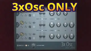 I made a beat by ONLY using 3xOsc (no other plugins, no samples)