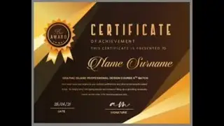 Microsoft Word certificate design.How to create certificate in ms Word 2010#msword #certificate #how