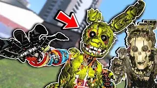 BRAND NEW SPRING SCRAP ANIMATRONIC! - Garry's Mod Gameplay - Gmod Five Nights at Freddy's Spotlight