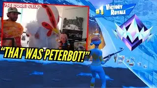 Clix FULL BOXES PeterBot And Then WINS The Game In UNREAL RANKED