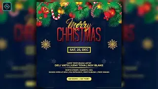 HOW TO DESIGN A CHRISTMAS PARTY FLYER IN PHOTOSHOP