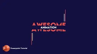 Creative Text Animation - Powerpoint Tutorial