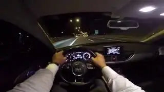 Audi ile son gaz makas. Gece yollarda Ahmet Kaya ile Makas atma