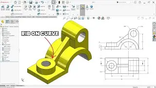 SolidWorks Tips: Rib Feature on Cylinder Made Simple