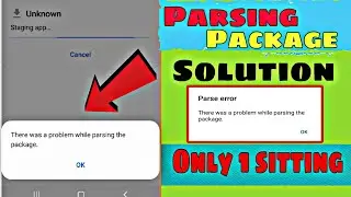 there was a problem parsing the package || there was a problem while parsing the package