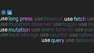 🍟 REACT HOOKS делаем хуки use long press, use query, use mutation, use query
