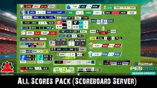 Mega Real Scorers Collection | Scoreboard Server AIO Season 2025/26 - PES 21 & FL 25 + Installation