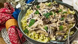 Debbie cooks Beef Stroganoff - Home & Family