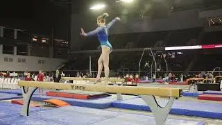 Lyden Saltness - Beam - 2023 WOGA National Elite Qualifier