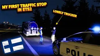 My First Traffic Stop In Euro Truck Simulator 2 | Realistic ETS2 1.47 GAMEPLAY!