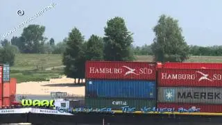 Koppelverband Alsace / Hollande op Waal, laag water