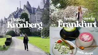 Afternoon in Kronberg • Schlosshotel, Old Town • March in Frankfurt ☕️ trying new cafes